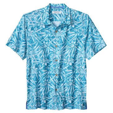Tommy Bahama Mens Coastal Ease Aqua Flora Shirt