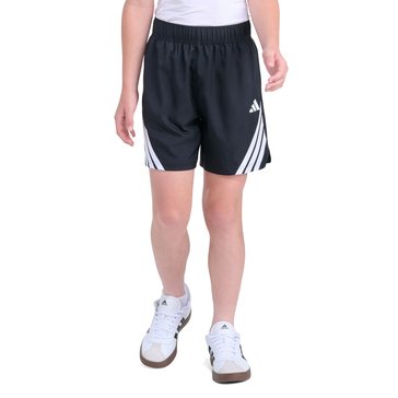 Adidas Big Boys' 3-Stripe Woven Shorts
