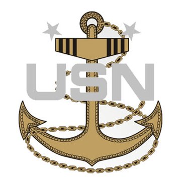 Mitchell Proffitt USN Master Chief Petty Officer E9 Anchor Decal