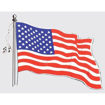 Mitchell Proffitt USA Wavy Flag Decal