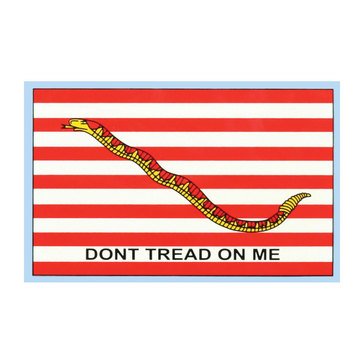 Mitchell Proffitt Don't Tread On Me 55 X 35 Red Decal