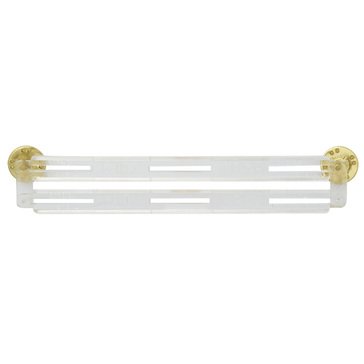 6 Ribbon Mounting Bar Holder Clear PLASTIC No Space