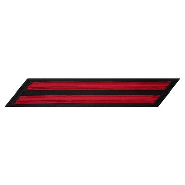 Men's CPO Service Stripe Set-2 on PREMIER Red on Blue Brooks Brother's POLY/WOOL 