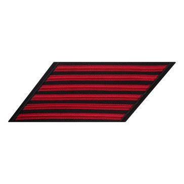 Men's CPO Service Stripe Set-6 on PREMIER Red on Blue Brooks Brother's POLY/WOOL 