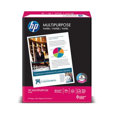  HP 8-1/2 X 11 Multi-Purpose Paper, 500 Sheets