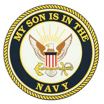 Mitchell Proffitt My Son Is In The Navy Decal