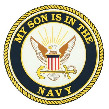 Mitchell Proffitt My Son Is In The Navy Decal