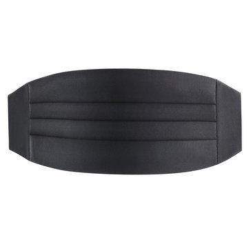 Men's Black Adjustable Cummerbund Style #NA-08