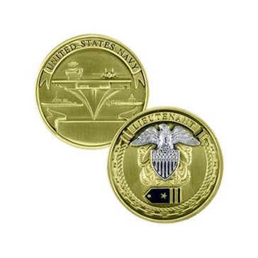 Challenge Coin USN Lieutenant Coin