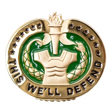 Army ID Badge REG Drill SGT Enamel