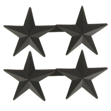 Army Rank Insignia Subdued Metal Point To Point MG 2 Star