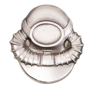 Warfare Badge Full Size SCUBA DIVER  Oxidized  Silver