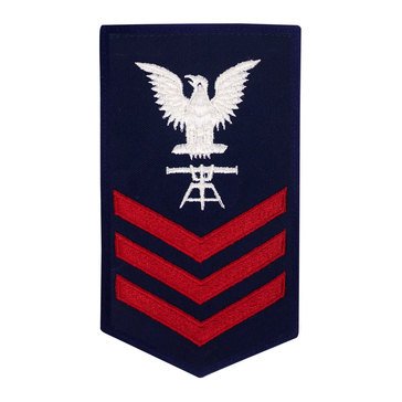 USCG E6 (FT) Men's Rating Badge Serge