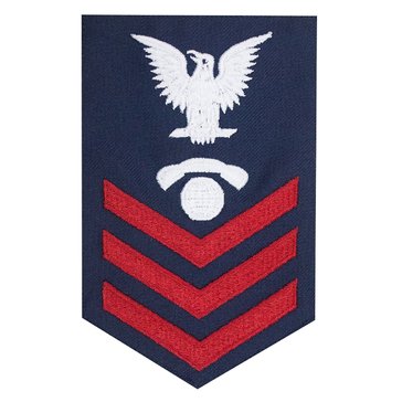 USCG E6 (TT) Men's Rating Badge Serge