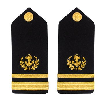 USMM Hard Shoulder Boards With Wreath And Anchor JRLT
