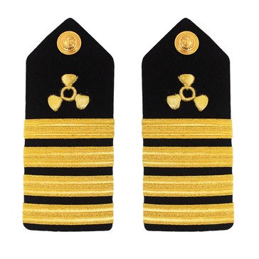 USMM Hard Shoulder Boards With Synthetic Propeller Capt