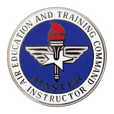 USAF Breast Badge Air Education & Training Command Master Instructor