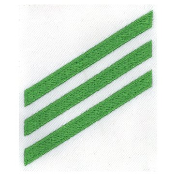 E3 Group Mark (AN) Rating Badge on White CNT for Airman (AN)