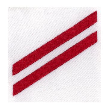 E2 Group Mark (FA) Rating Badge on White CNT for Fireman Apprentice (FA)