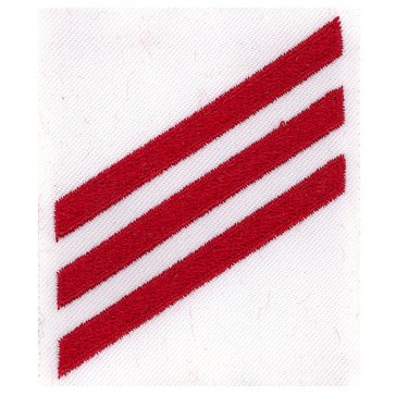 E3 Group Mark (FN) Rating Badge on White CNT for Fireman (FN)