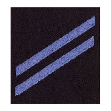 E2 Group Mark (CA) Rating Badge on BLUE SERGE WOOL for Constructionman Apprentice (CA)