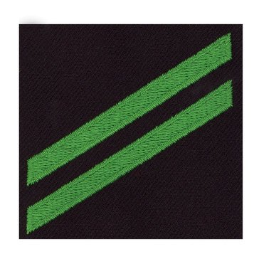 E2 Group Mark (AA) Rating Badge on BLUE SERGE WOOL for Airman Apprentice (AA)