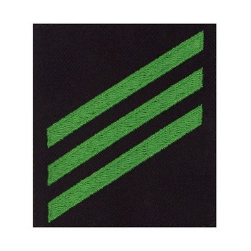 E3 Group Mark (AN) Rating Badge on BLUE SERGE WOOL for Airman (AN)