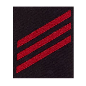 E3 Group Mark (FN) Rating Badge on BLUE SERGE WOOL for Fireman (FN)