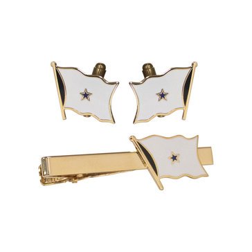 Tie Bar and Cuff Link SET RADM (L) 1 Star STAFF