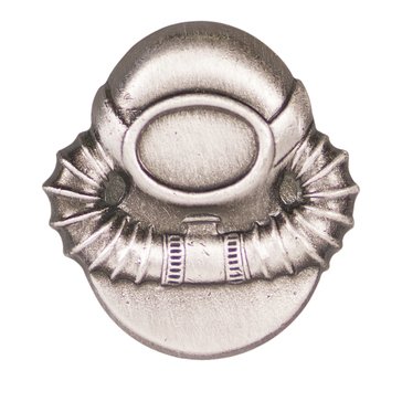 Warfare Badge Miniature SCUBA DIV  Oxidized  Silver