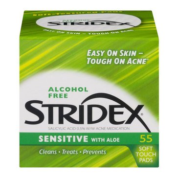 Stridex Pads Sensitive Skin, 55 Ct