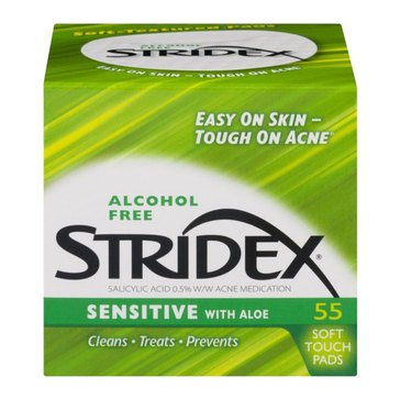 Stridex Pads Sensitive Skin, 55ct