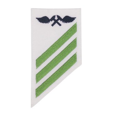 E3 Combo (AM) Rating Badge on White CNT for Aviation Structural Mechanic