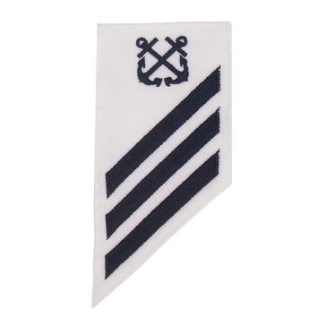 E3 Combo (BM) Rating Badge on White CNT for Boatswain Mate