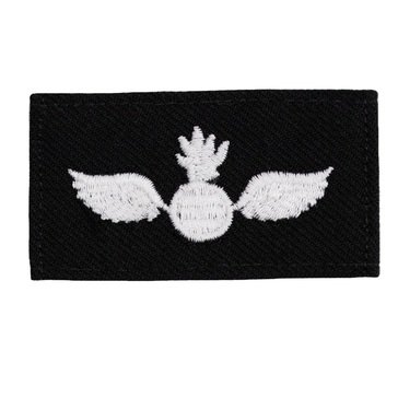 Striker (AO) Rating Badge on BLUE SERGE WOOL for Aviation Ordinanceman