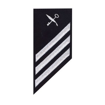 E3 Combo (RS) Rating Badge on BLUE SERGE WOOL for Retail Services Specialist