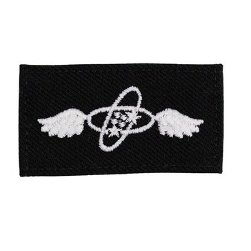 Striker (AT) Rating Badge on BLUE SERGE WOOL for Aviation Electronics Technician