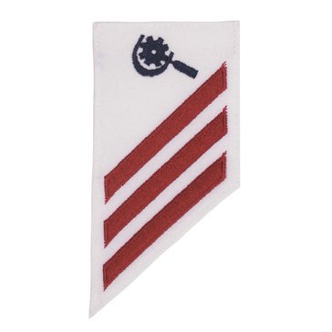 E3 Combo (MR) Rating Badge on White CNT for Machinery Repairman