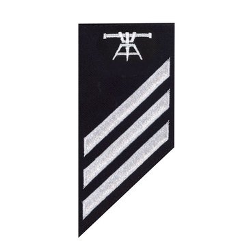 E3 Combo (FC) Rating Badge on BLUE SERGE WOOL for Fire Controlman