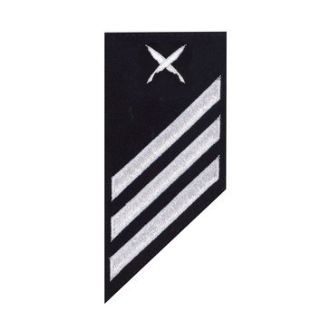 E3 Combo (YN) Rating Badge on BLUE SERGE WOOL for Yeoman