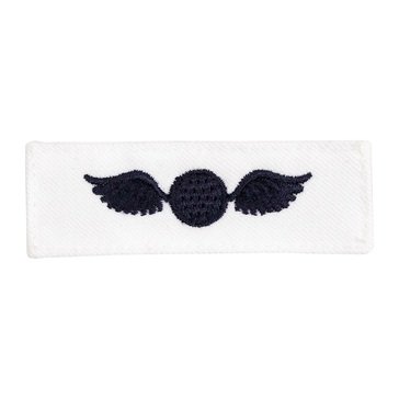 Striker (AE) Rating Badge on White CNT for Aviation Electrician's Mate