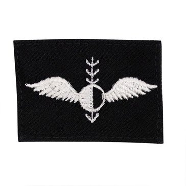 Striker (AG) Rating Badge on BLUE SERGE WOOL for Aerographer