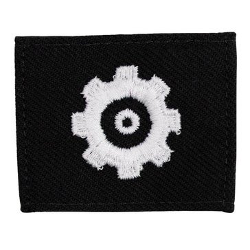 Striker (EN) Rating Badge on BLUE SERGE WOOL for Engineman