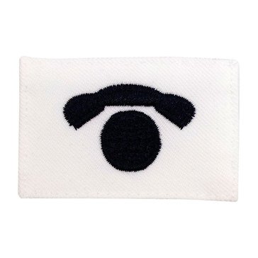Striker (IC) Rating Badge on White CNT for Interior Communication Electrician
