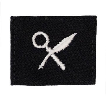 Striker (IS) Rating Badge on BLUE SERGE WOOL for Intelligence Specialist