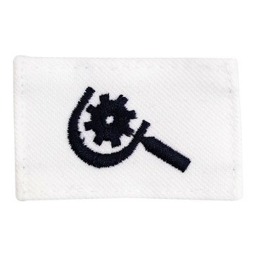 Striker (MR) Rating Badge on White CNT for Machinery Repairman