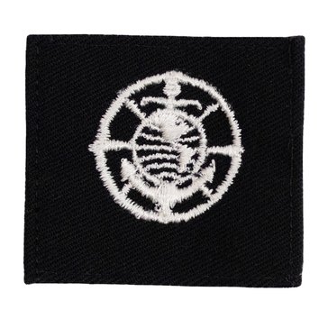 Striker (RP) Rating Badge on BLUE SERGE WOOL for Religious Program Specialist