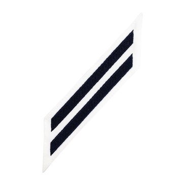 Men's ENLISTED Service Stripe Set-2 on Blue on White CNT