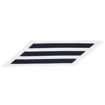 Men's ENLISTED Service Stripe Set-3 on Blue on White CNT