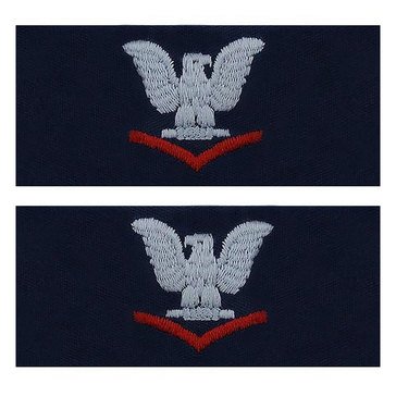 Navy Coverall Collar Devices (pair) E4 Silver